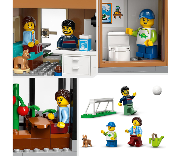 LEGO City 60398 Domek rodzinny i samochód elektryczny - 1144463 - zdjęcie 6